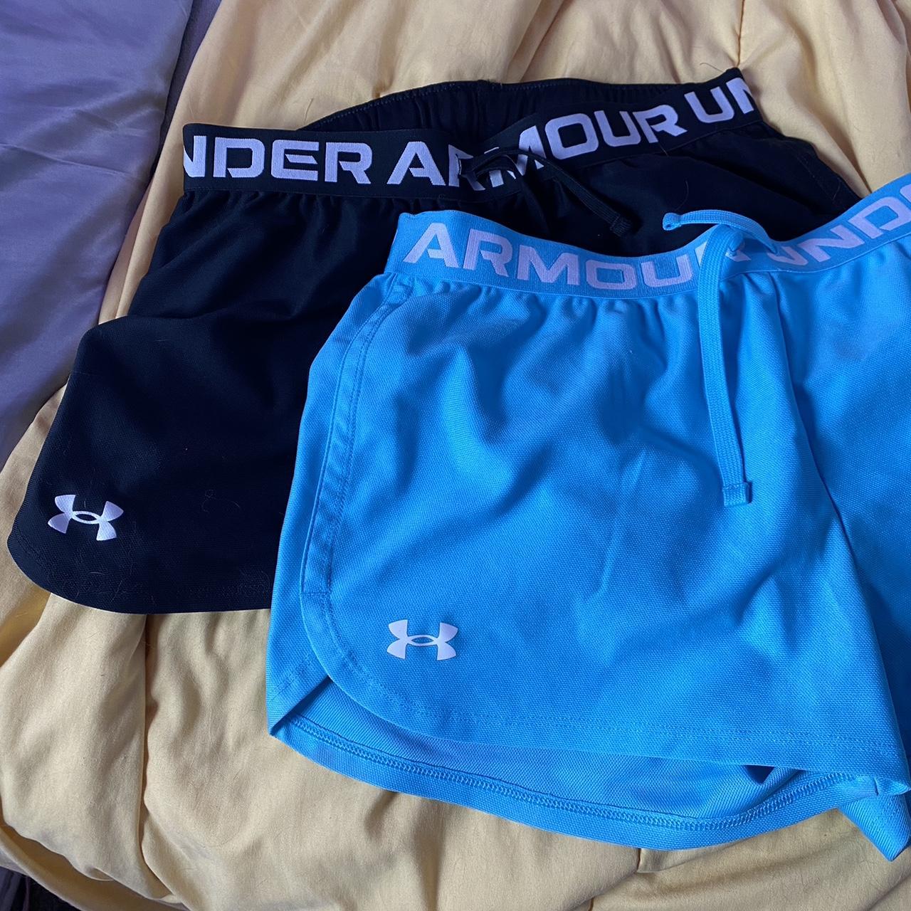 NWT- BUNDLE OF UNDER ARMOR SHORTS FOR GIRLS (2 pair - Depop