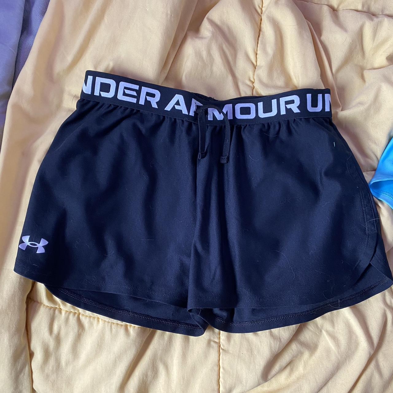 NWT- BUNDLE OF UNDER ARMOR SHORTS FOR GIRLS (2 pair - Depop