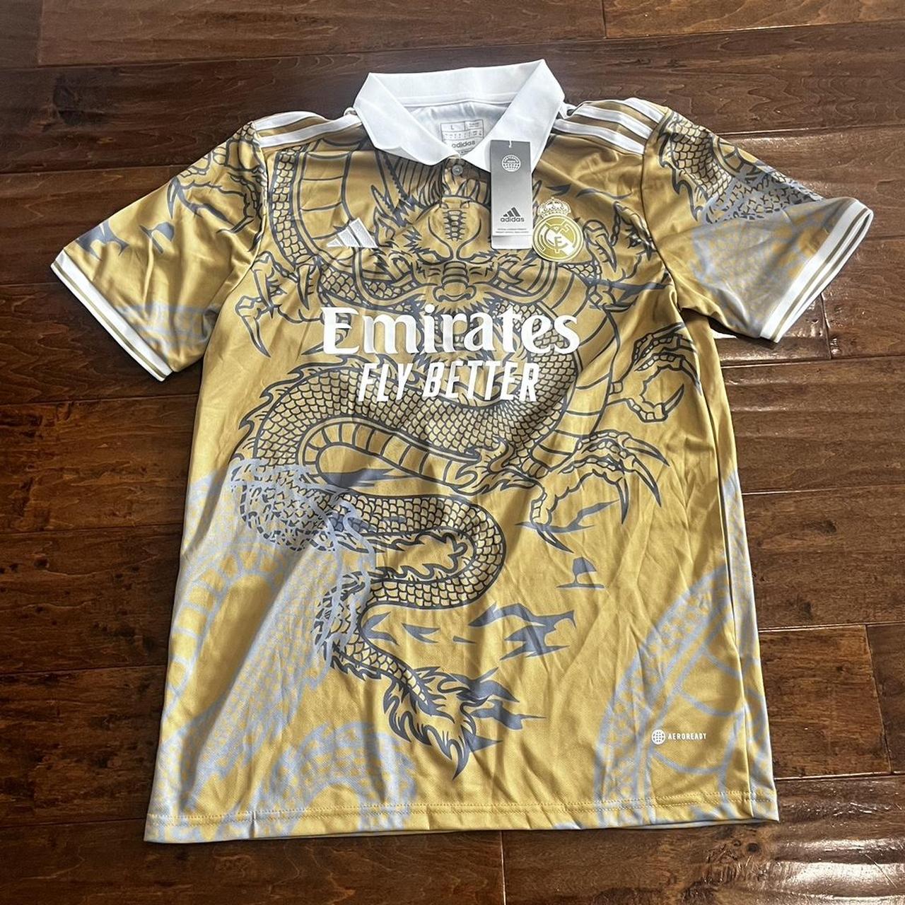Camiseta Real Madrid Dorado 2023-2024 Dragon comprar