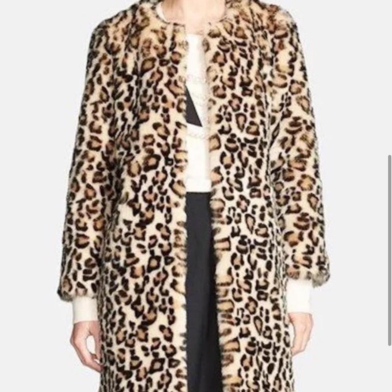 Kate store Spade Leopard Coat