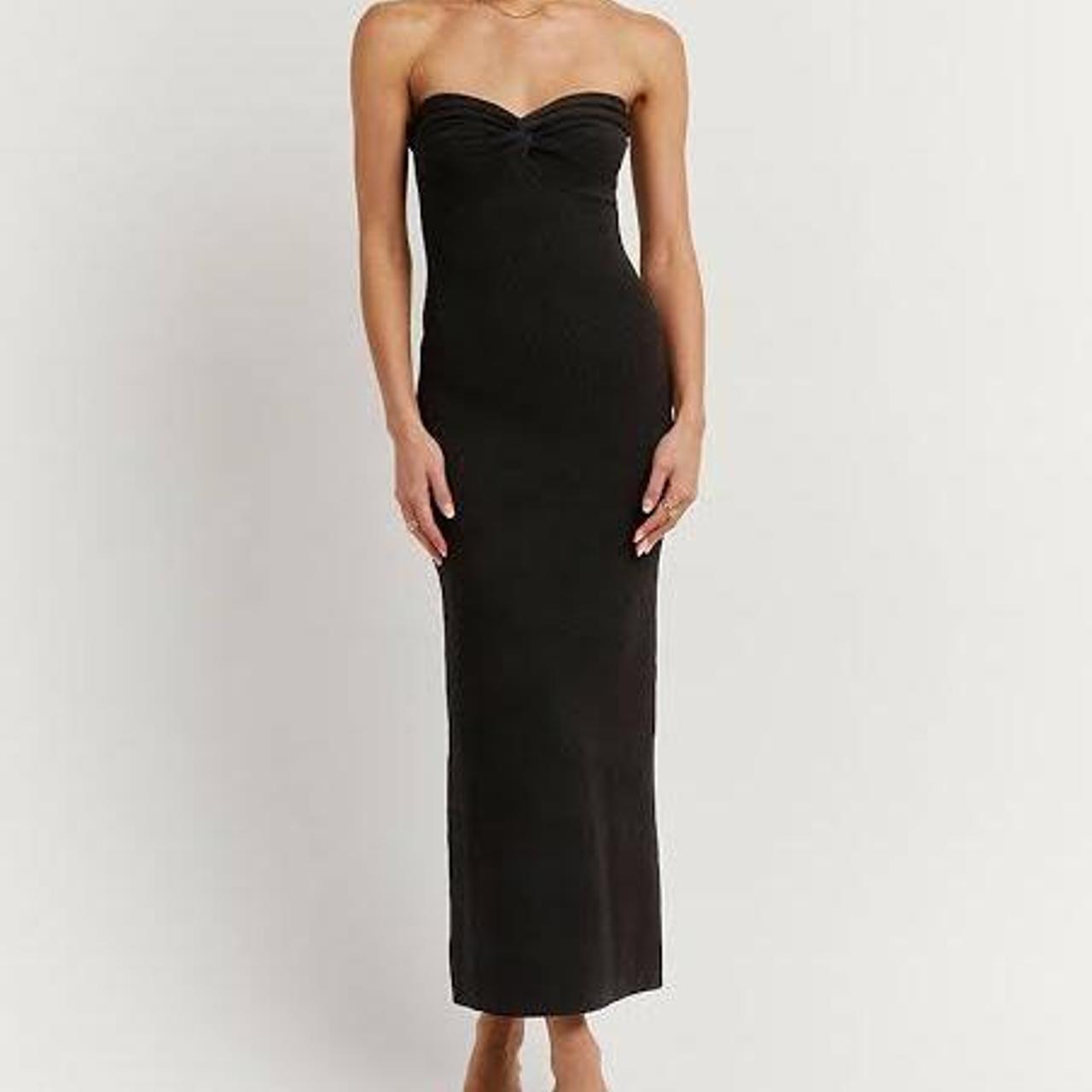 Dissh strapless Knit dress size xs 80 Depop