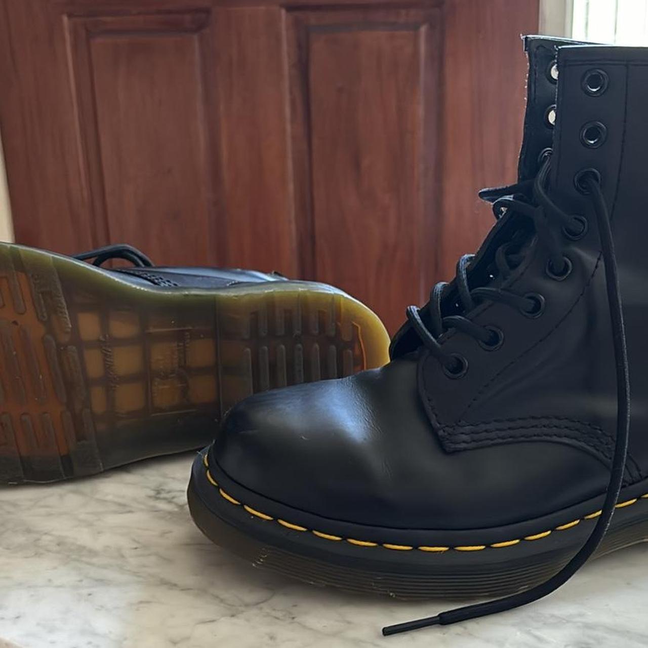 black smooth doc martens
