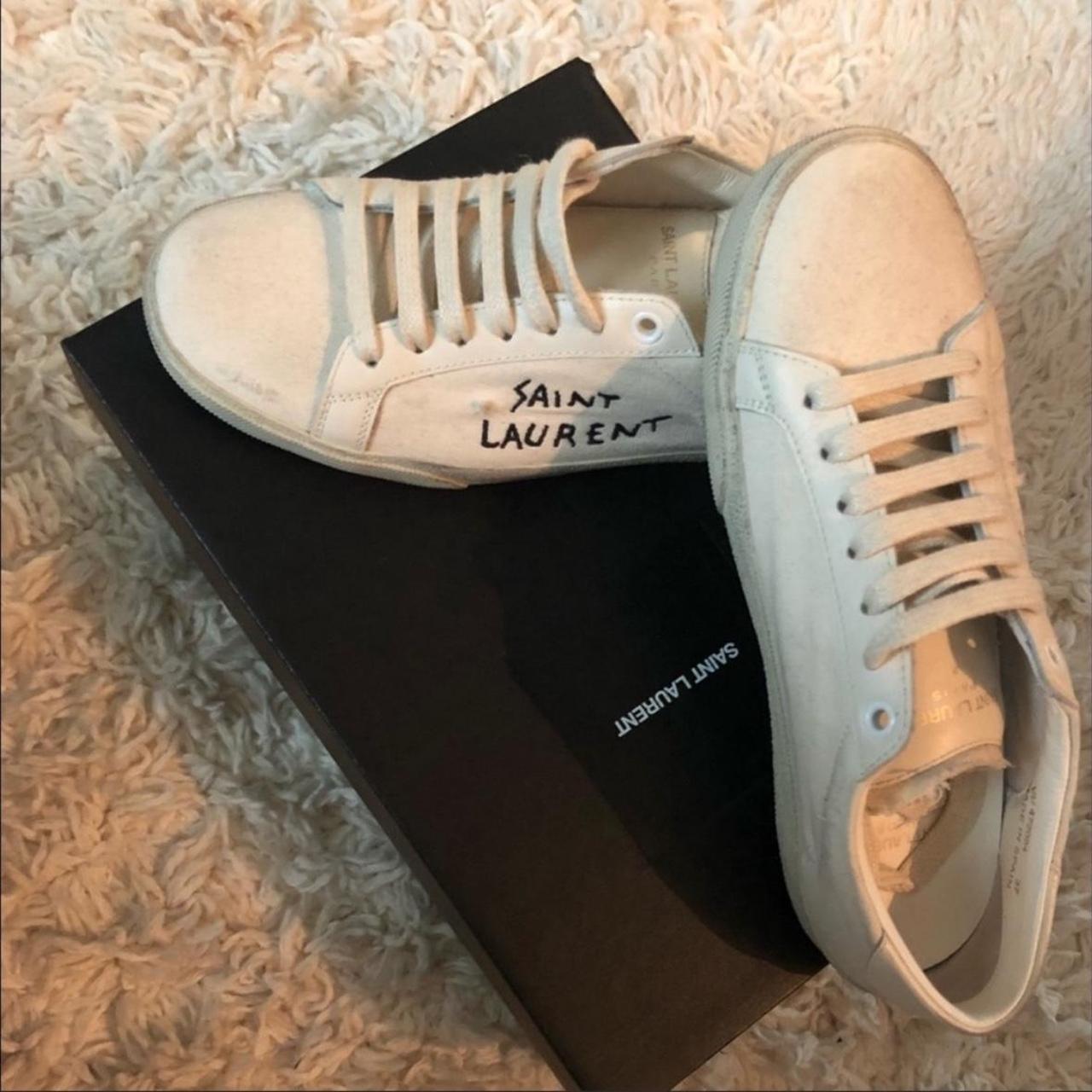 スニーカー SAINT LAURENT 'SL/61' sneakers White Saint Laurent Shoes | Saint Laurent Court Classic Sl/06
