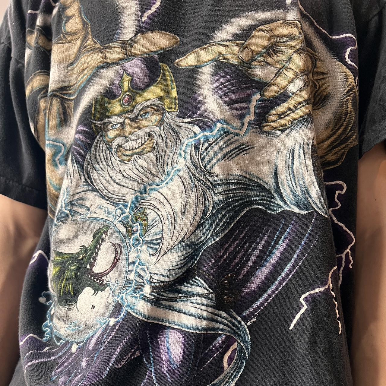 90s American Thunder single stitched wizard | Depop