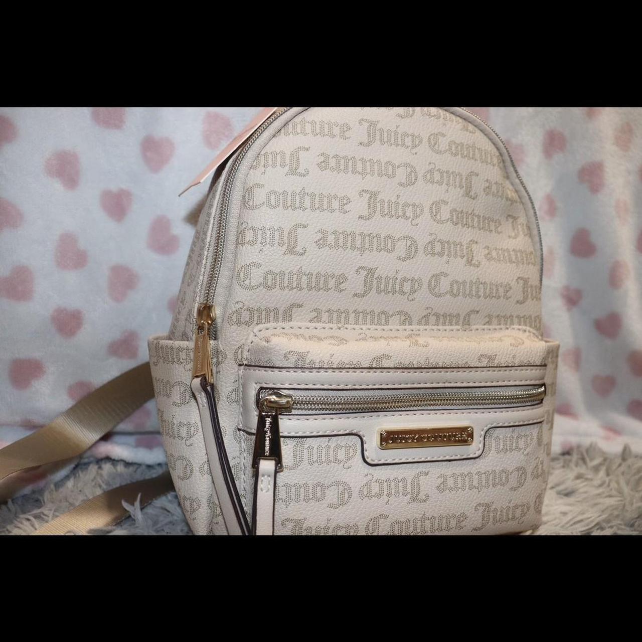Juicy Couture Rosie Mini Backpack cream color Depop