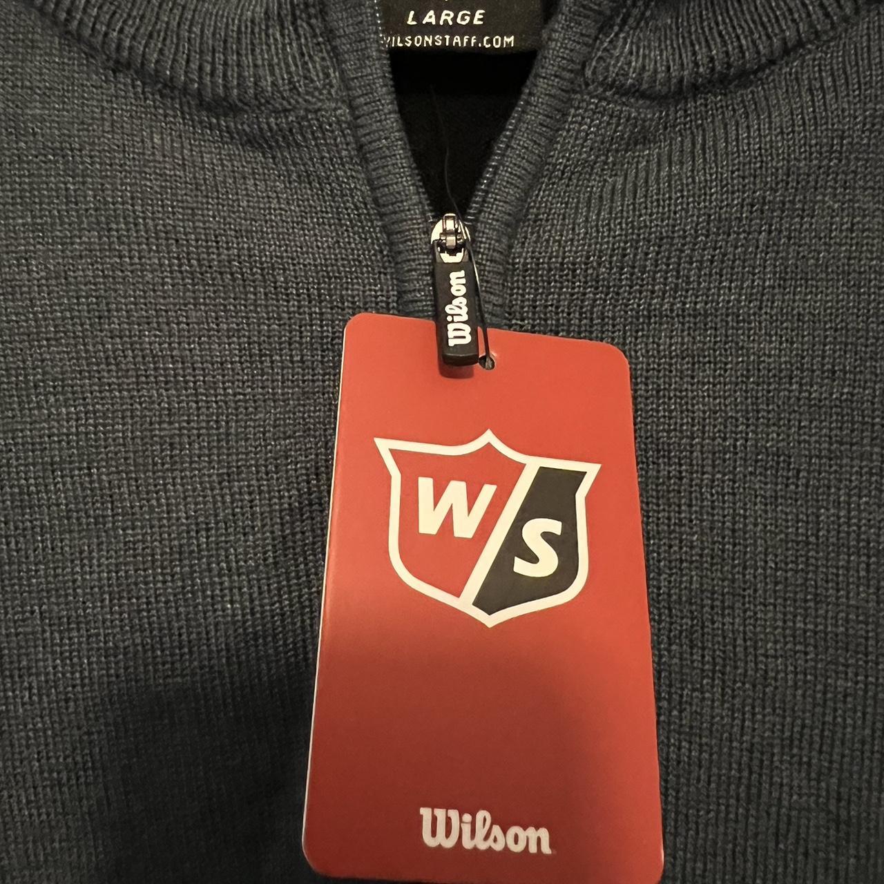 twotoned Wilson Sports quarter zip brand new with... Depop