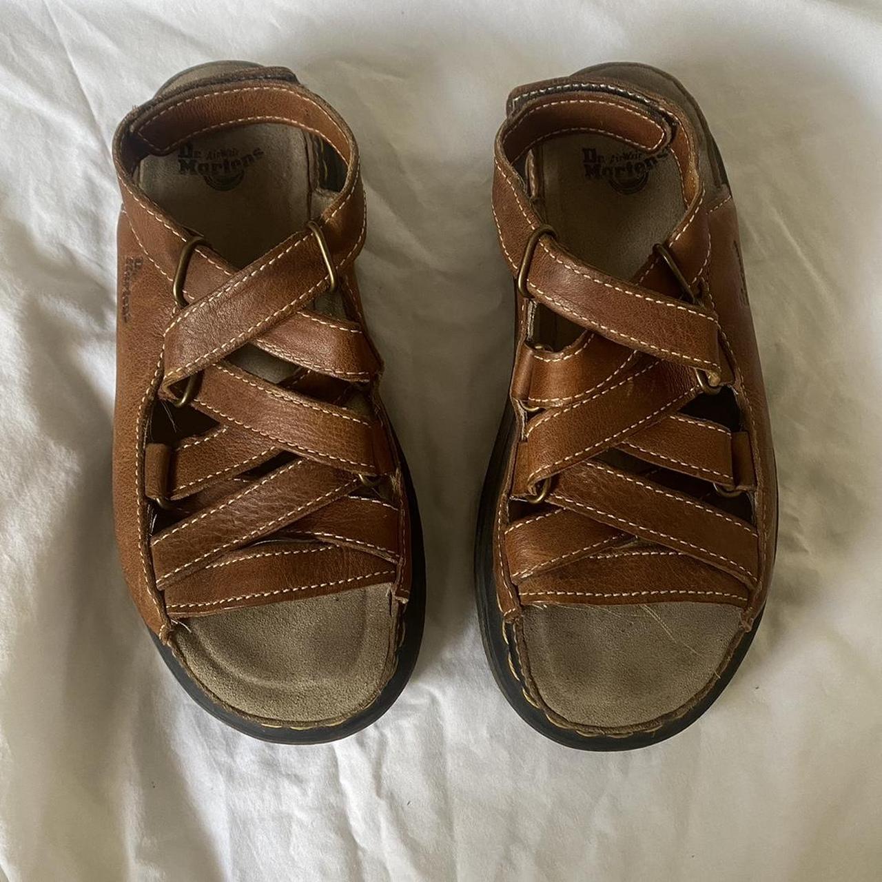 steve madden- brown strappy sandals very cute &... - Depop