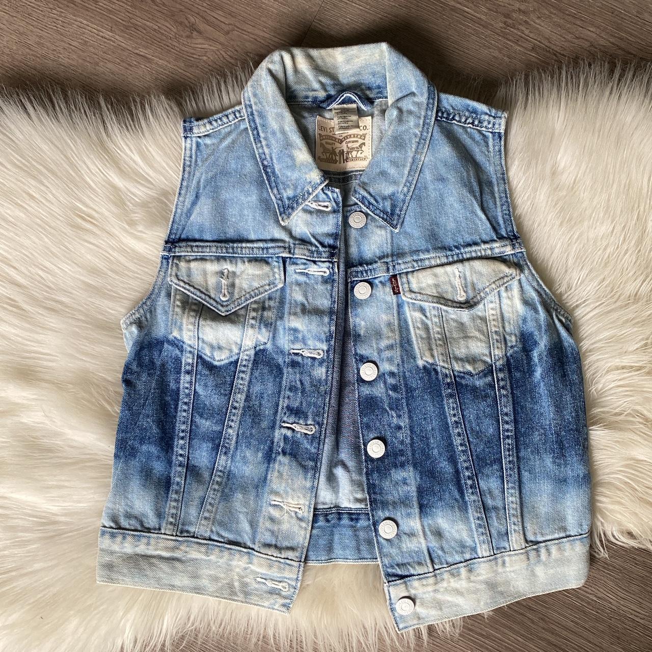 Levi's Women's Vest - Blue - S – Beautiful Levi’s… - image 1