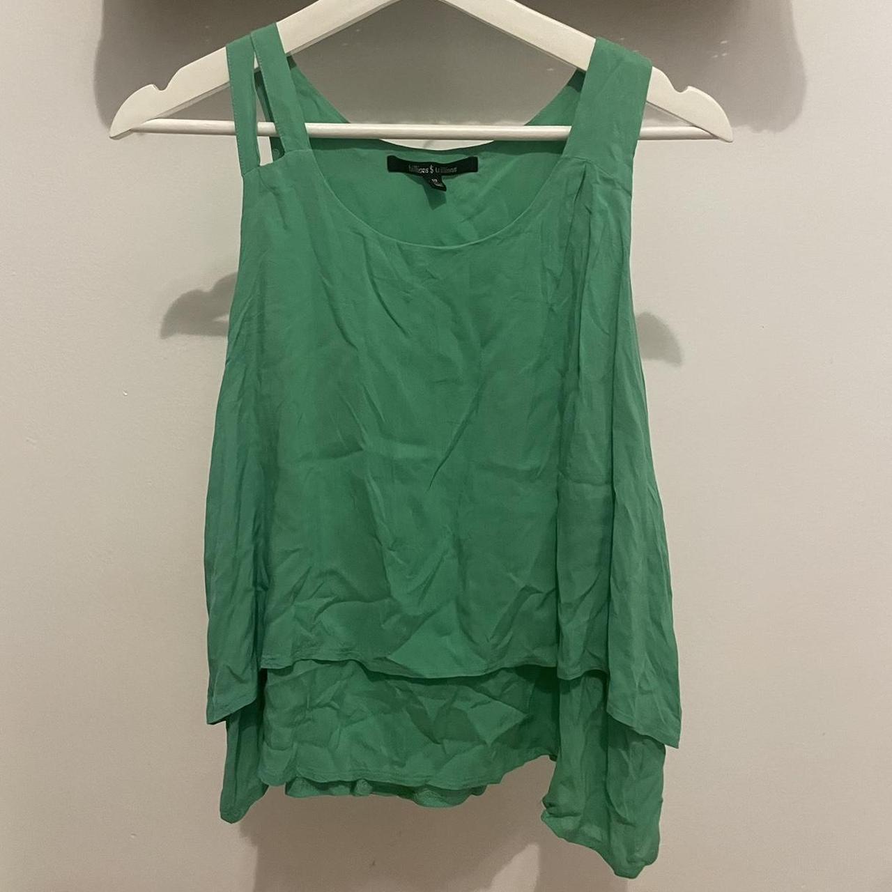 cute green top 🌵 Australian label. Aus size 10 so... - Depop