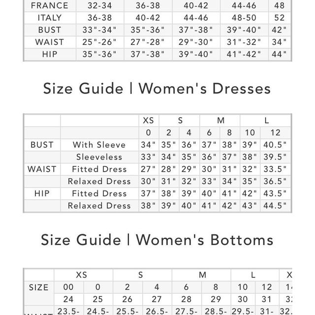 Sam edelman hot sale size chart