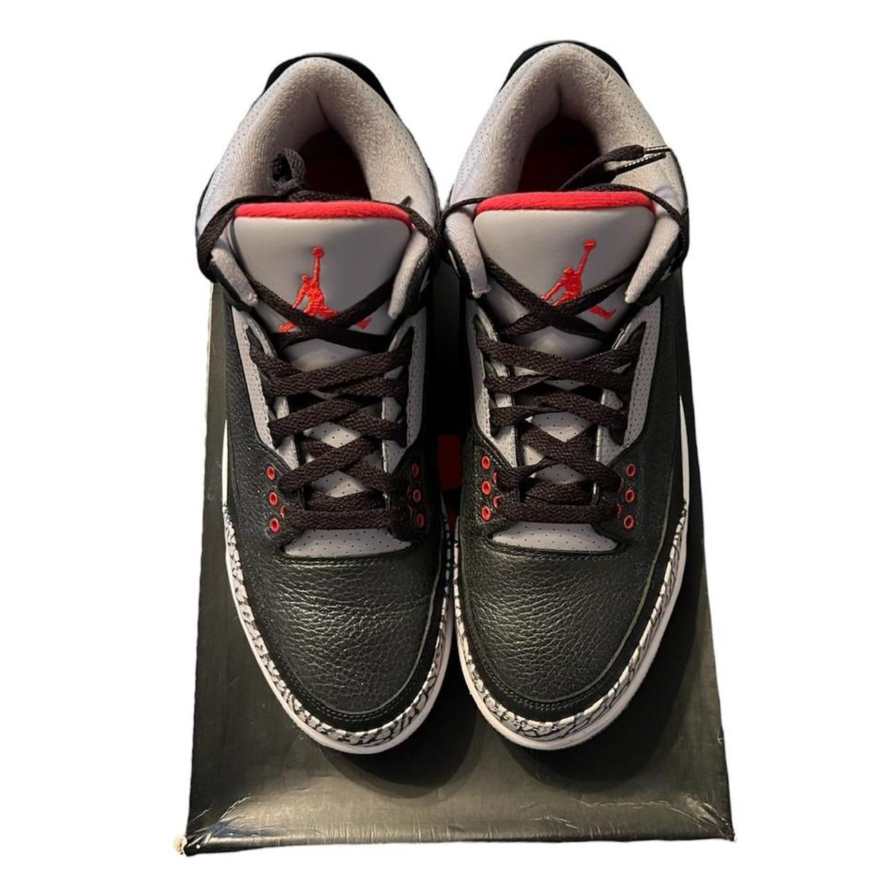 Air Jordan 3 Retro OG “Black Cements” Black/fire... - Depop