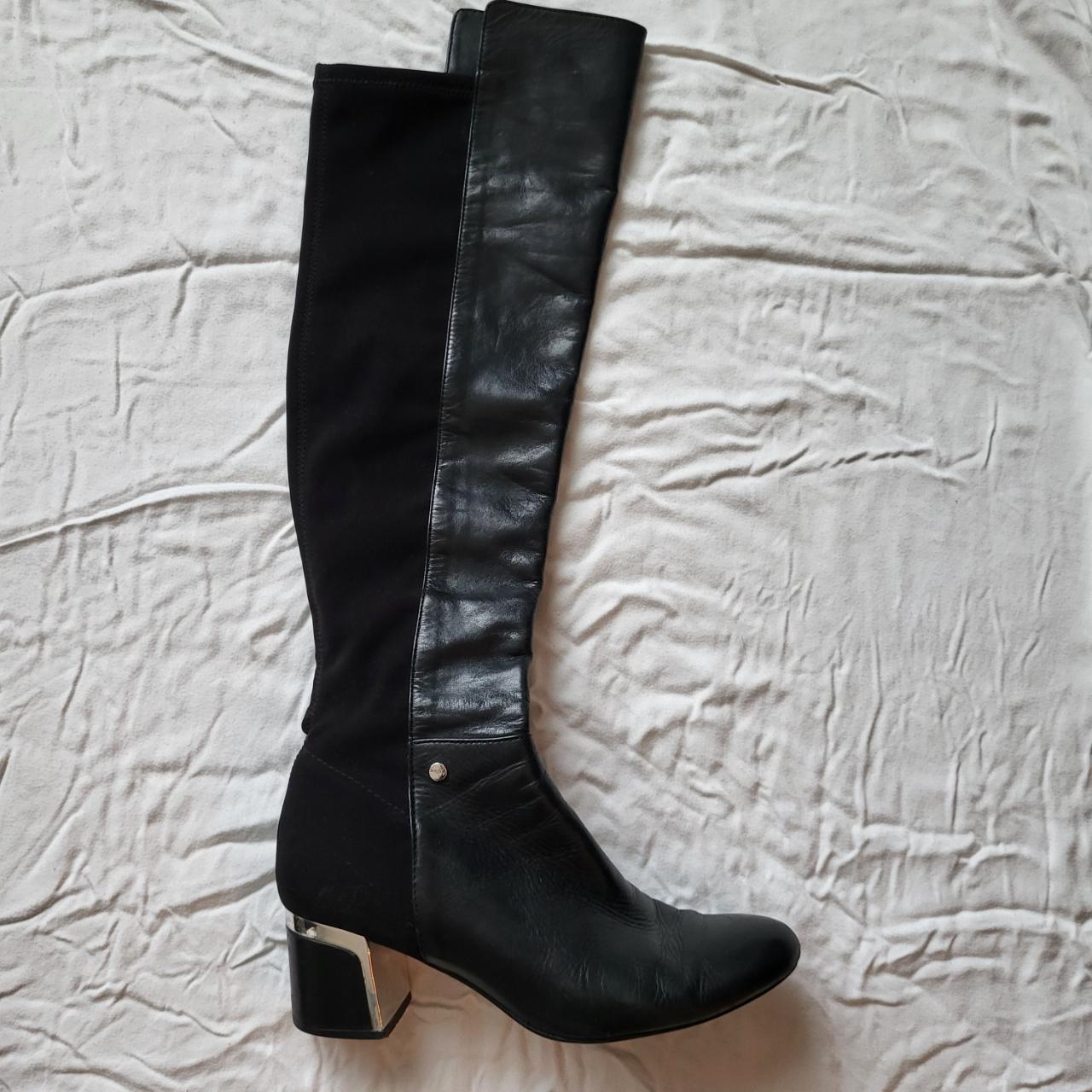 Dkny cora wide calf boots on sale