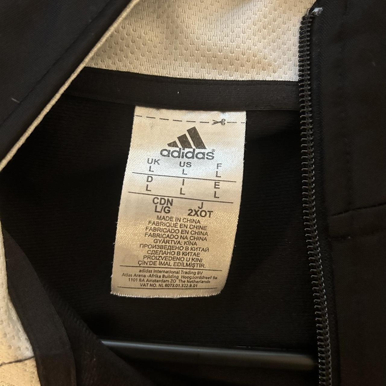 Addidas Track suit jacket women’s L Fits Men’s Small - Depop