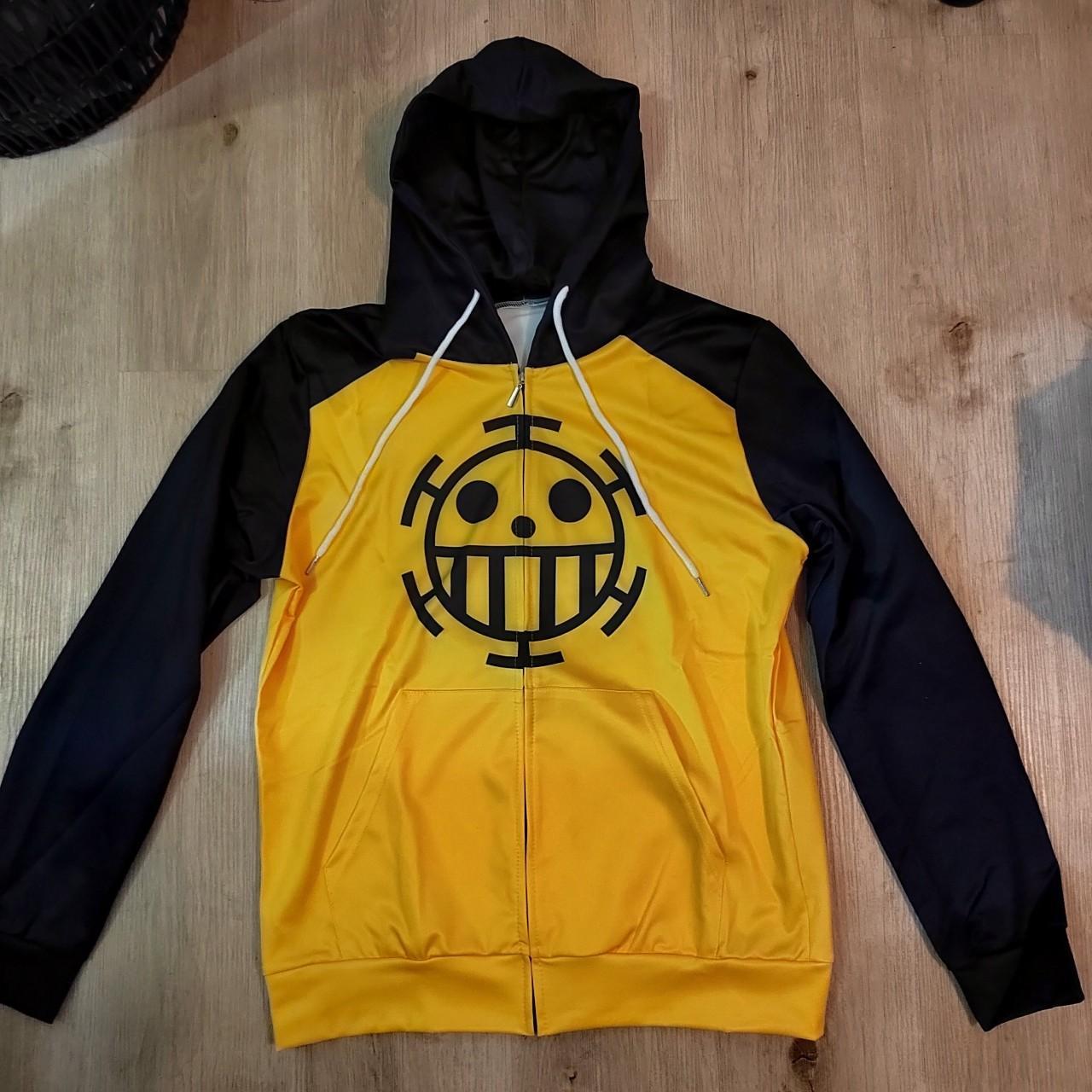 One piece trafalgar Law zip up hoodie Men Size L