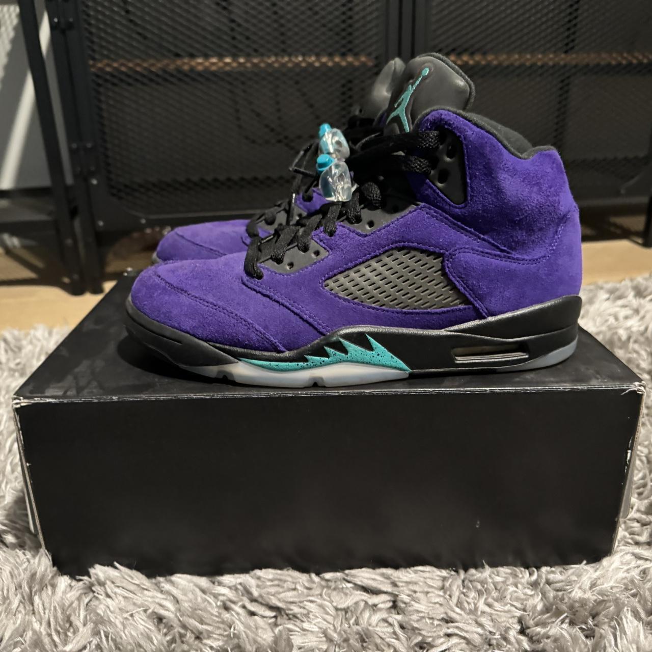 jordan 5 alternate grape box