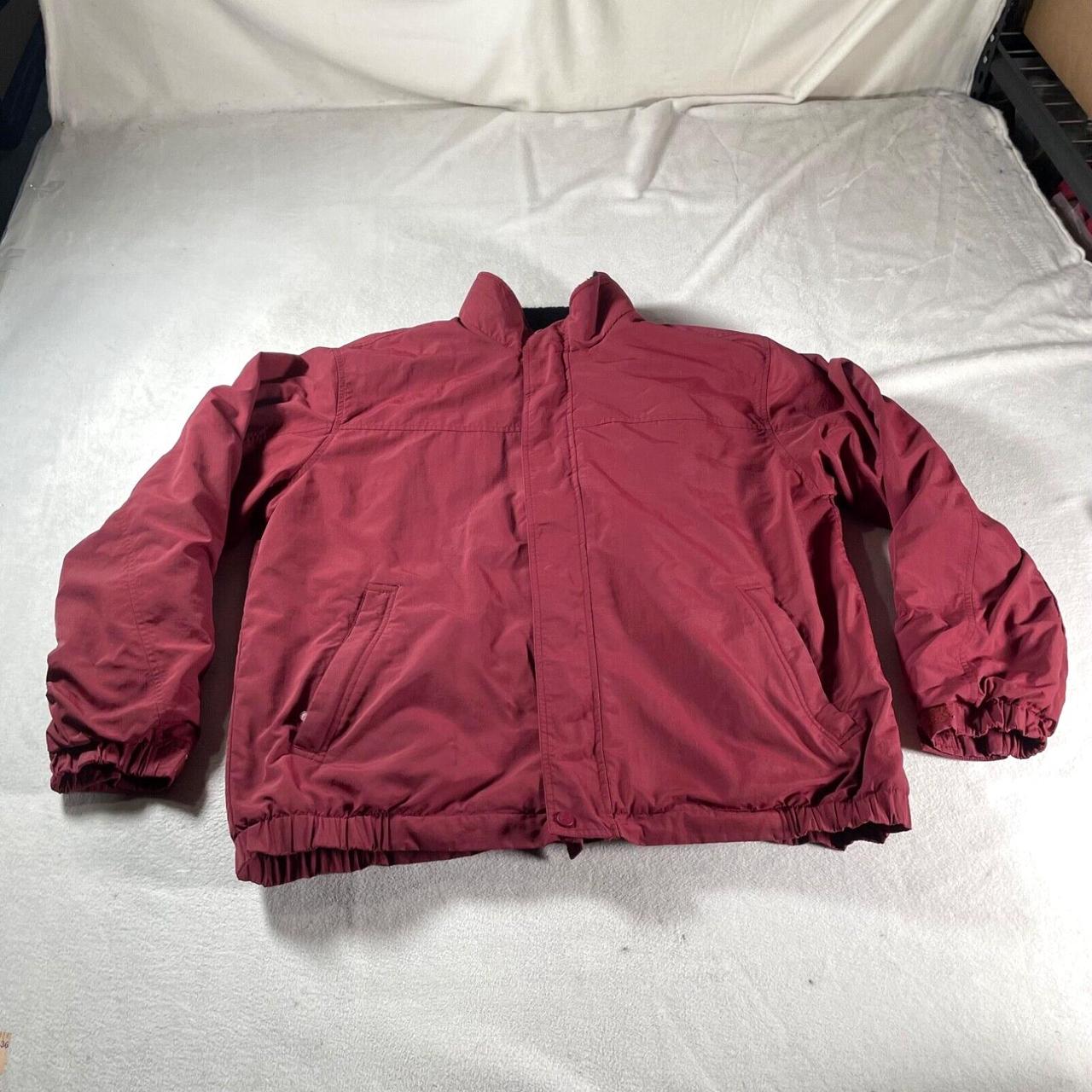 Vintage Eddie Bauer Jacket Mens Extra Large Tall Red... - Depop