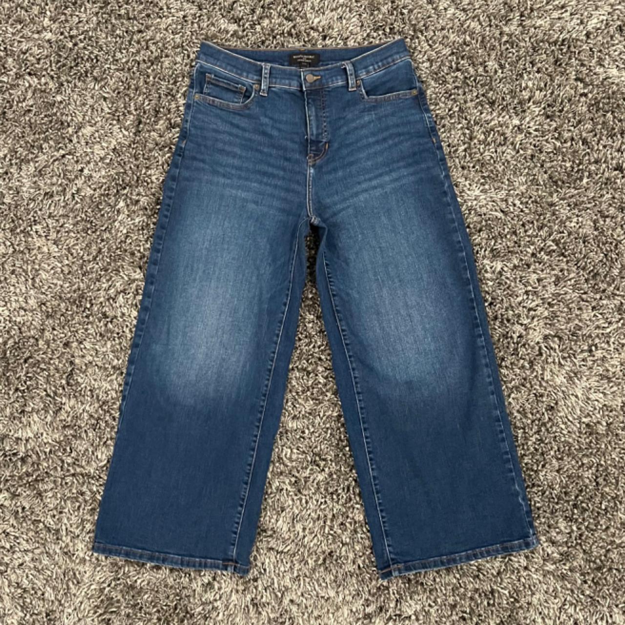 Banana Republic Baggy Wide leg Jeans 30x27 11 inch... - Depop