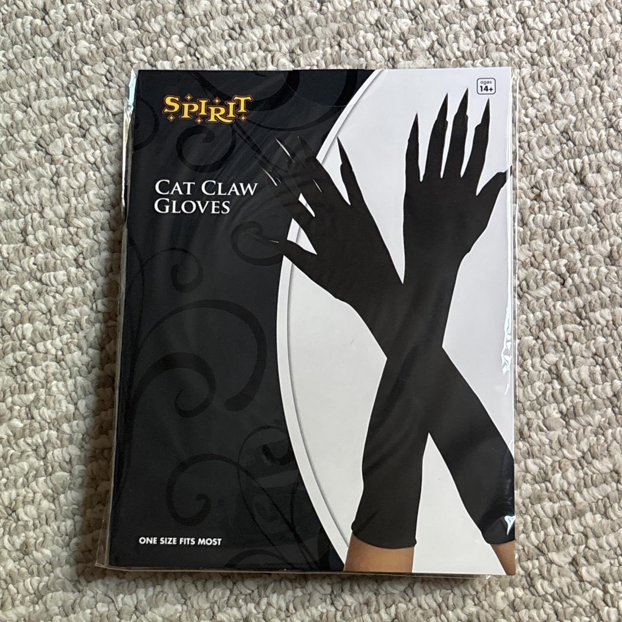 Spirit gear central women's black costume cosplay gloves