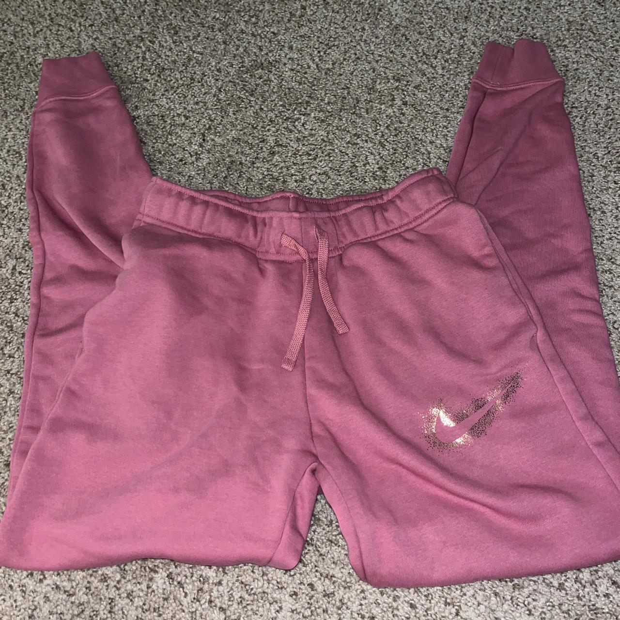 nike rose gold joggers