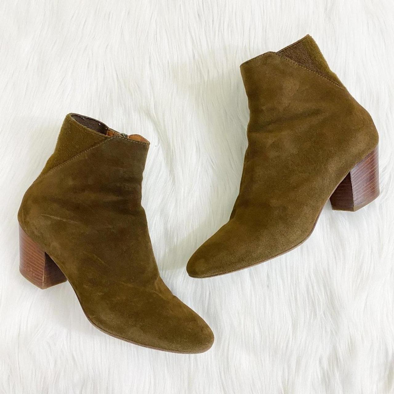 Aquatalia Brown Suede Ankle Booties Women s US Size. Depop