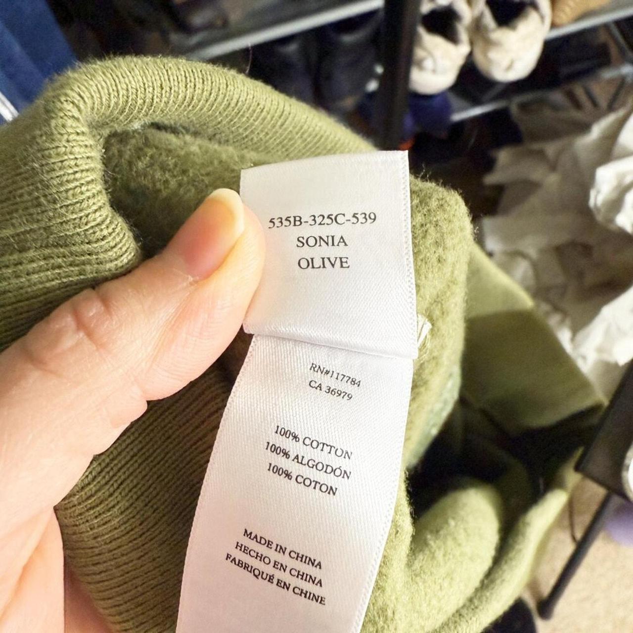 Rails Women's Sweatshirt - Green - M – Rails Oliv… - image 7