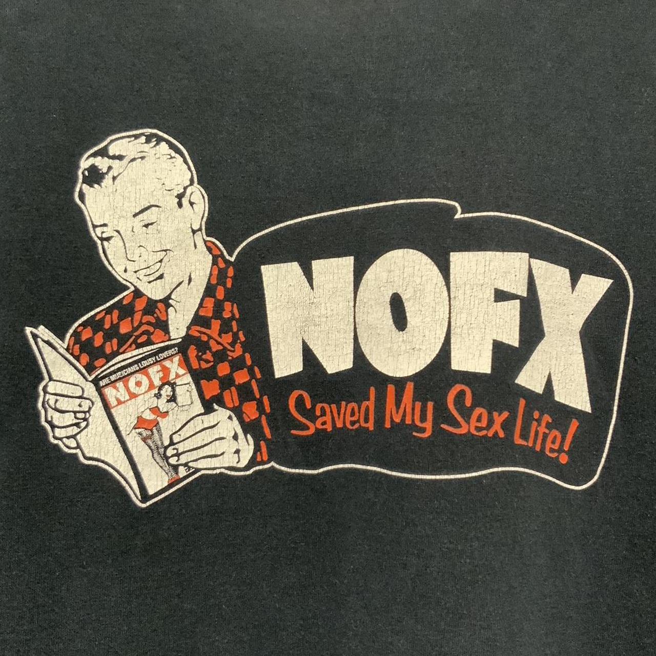 1998 NOFX - Are musicians lousy lovers? Black Shirt | Depop