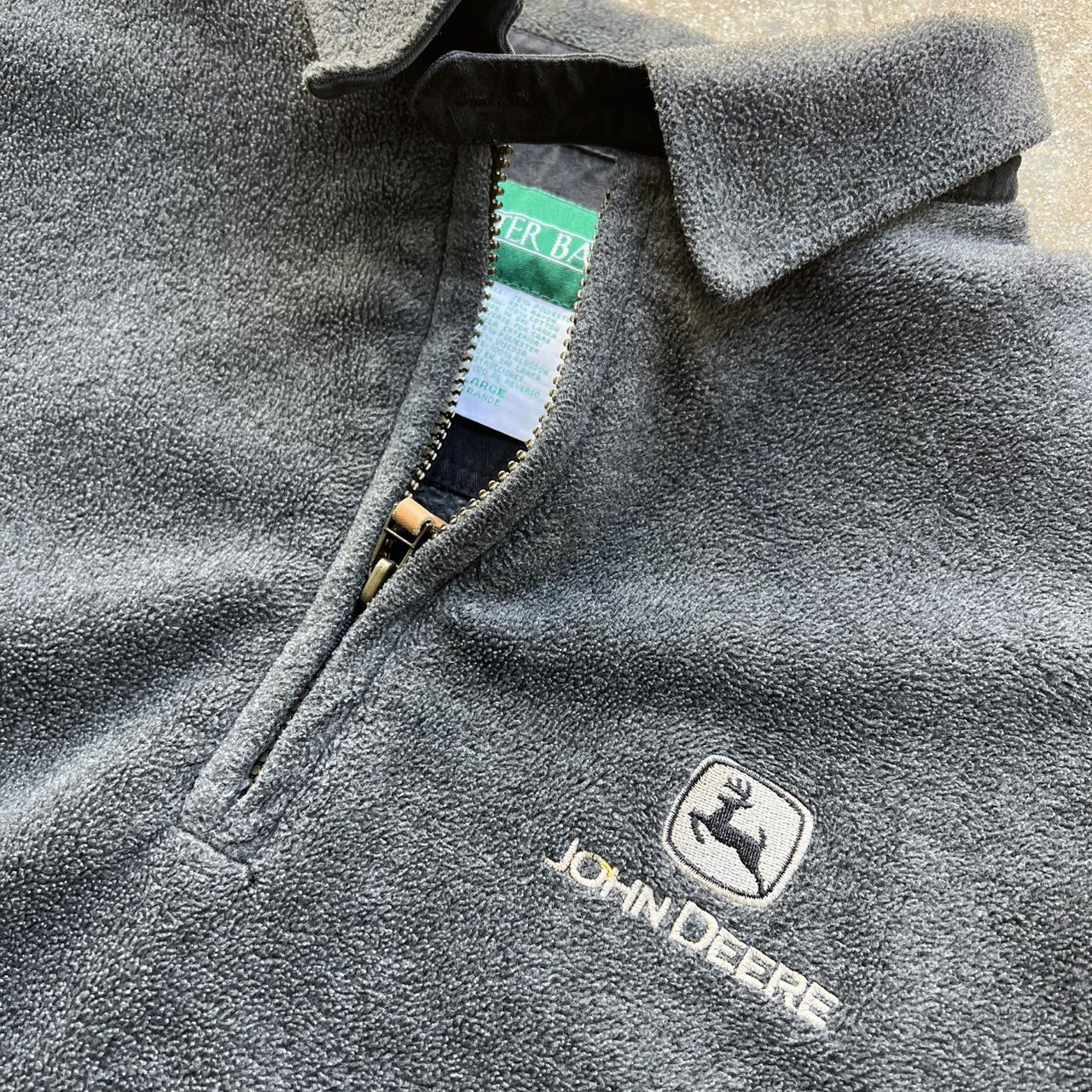 Y2K Outer Banks x John Deere pull over fleece... | Depop