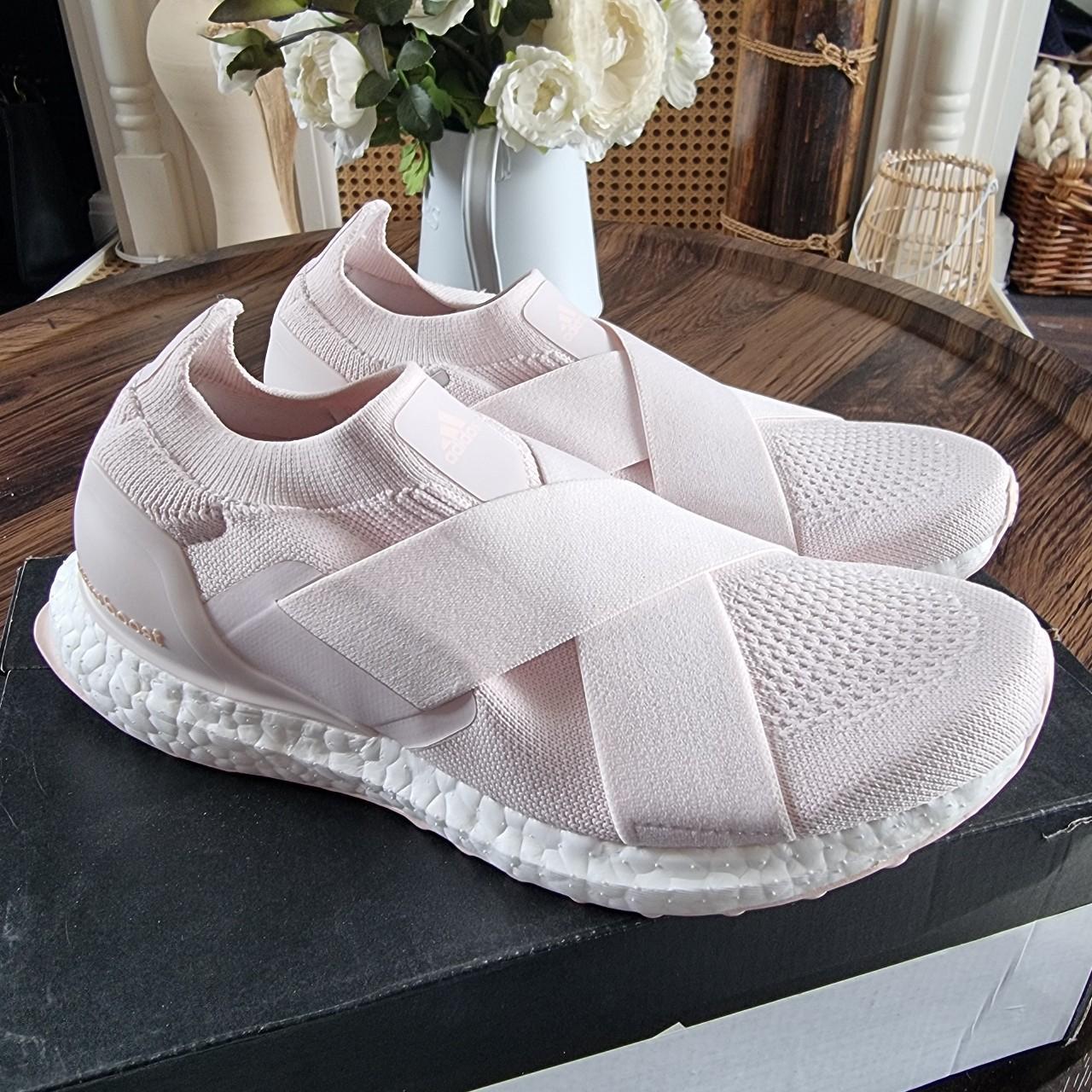 Ultra Boost Adidas Rose Slip On Women Ultraboost Lace-Up Running Shoes