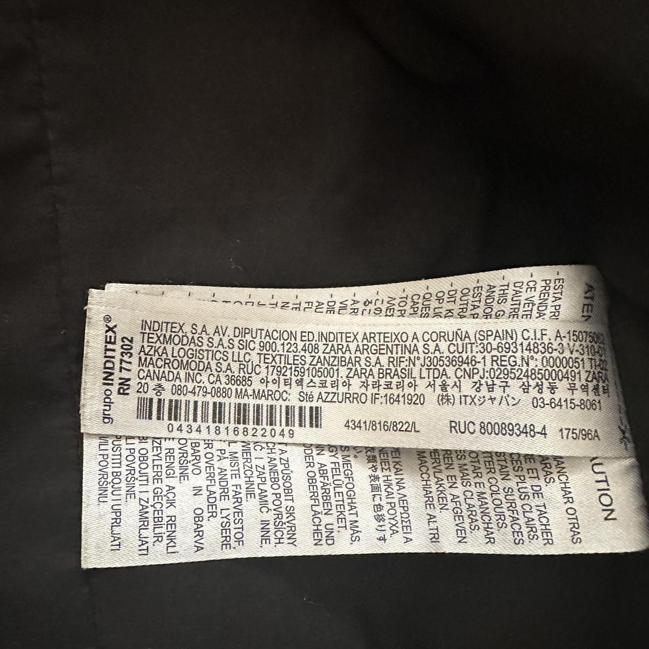 ZARA KHAKI LEATHER JACKET MOLLY MAE INSPIRED... Depop