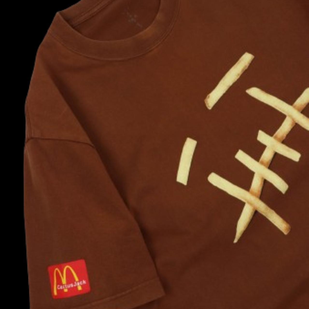 Cactus Jack x McDonalds shops Fry Tee Brown - M