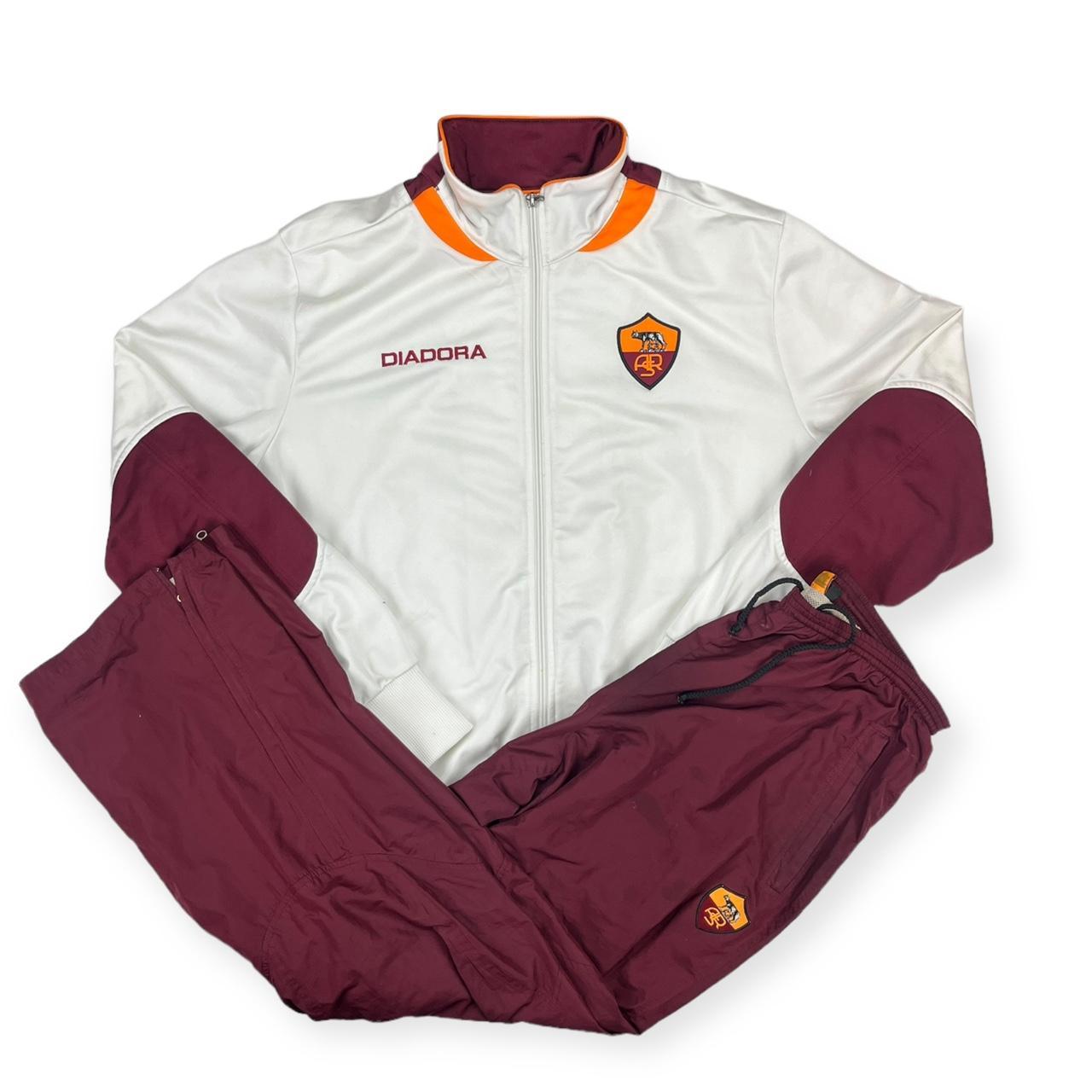 AS ROMA 2005 TRACKSUIT Authentic Roma 2005/06 full... - Depop