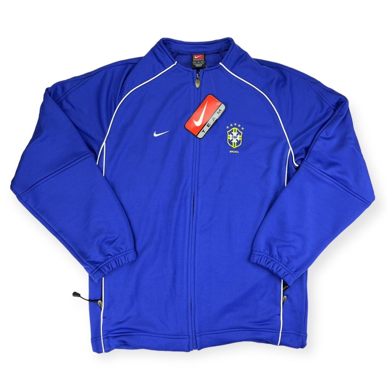 2002-04 Brazil Nike 1/4 Zip Sweat Top - 9/10 - (XXL)