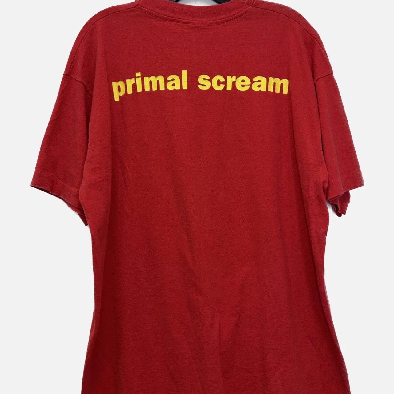 PRIMAL SCREAM バンドTシャツ 非売品 Epic Sony 90年代 PRIMAL SCREAM バンドTシャツ 非売品 Epic Sony 90年代 - メルカリ