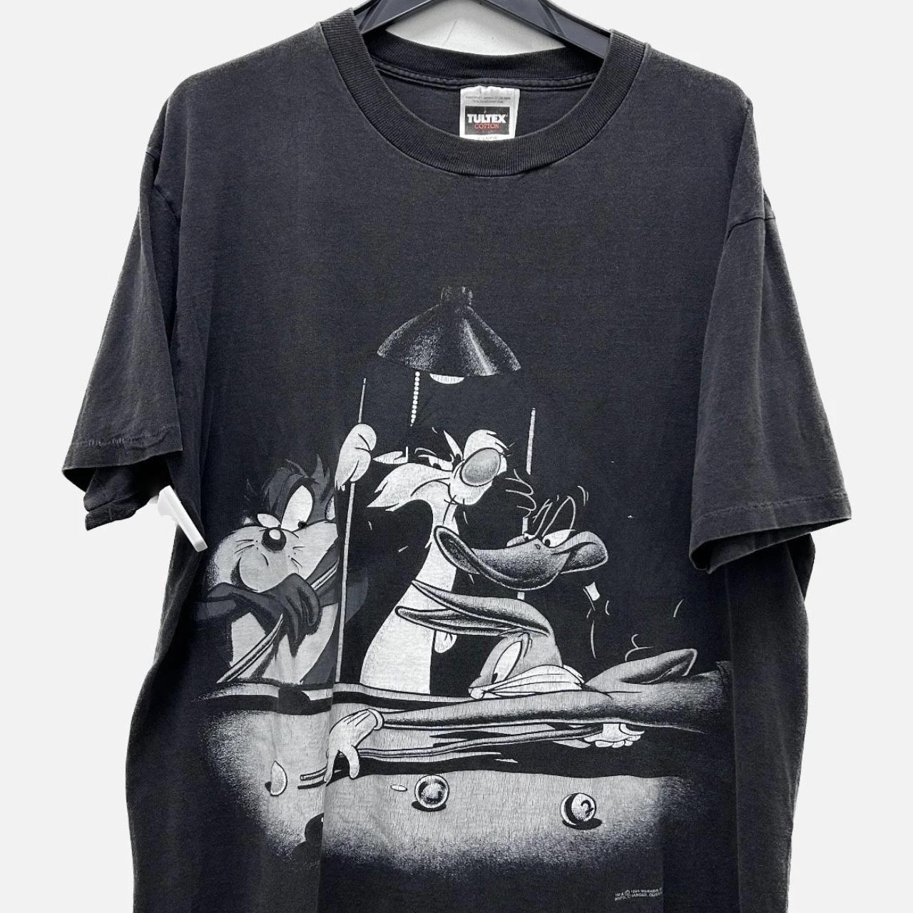 激レア Little Feat Warner Bros. Tシャツ 1994 Warner Bros./Changes Looney Tunes Playing Pool | Depop
