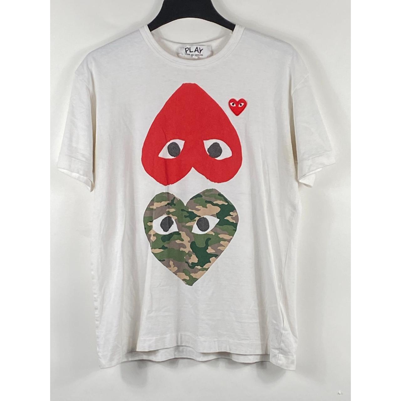 Comme des garcons t shirt camo best sale