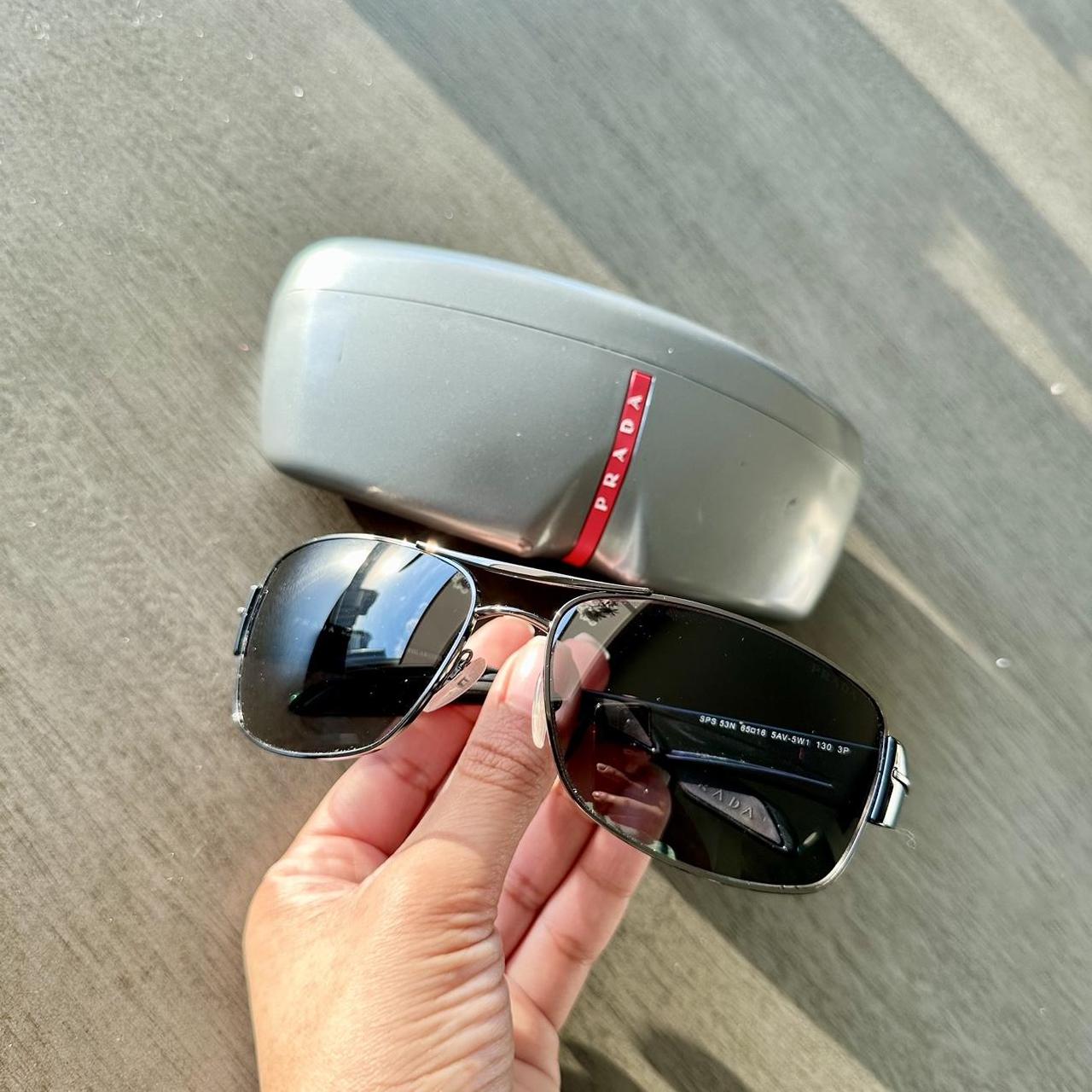 Prada LINEA ROSSA Men s Sunglasses comes with case Depop