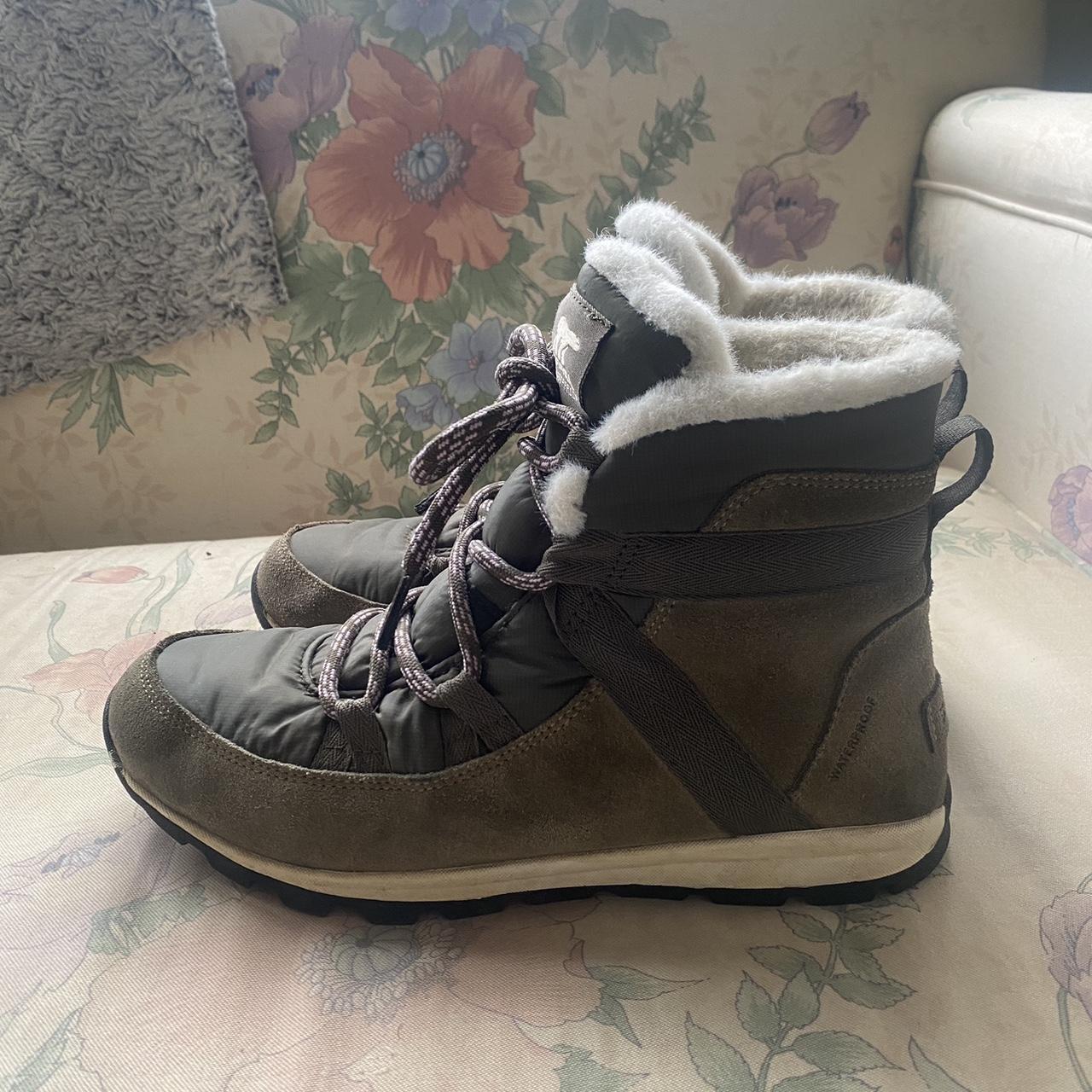 Sorel Women's Grey and Khaki Boots (3)