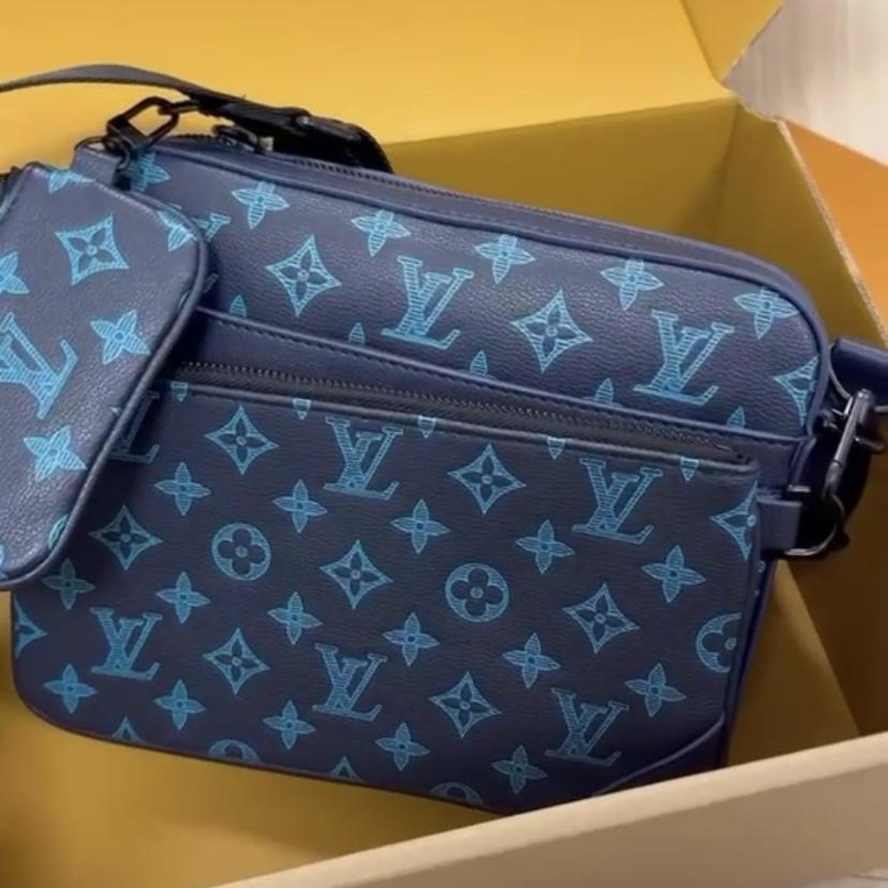 LOUIS VUITTON NEW SEASON TRIO BAG (BLUE),