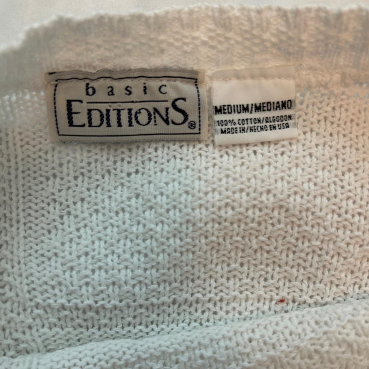 Basic Editions Women's Sweater - White - M – Basi… - image 4