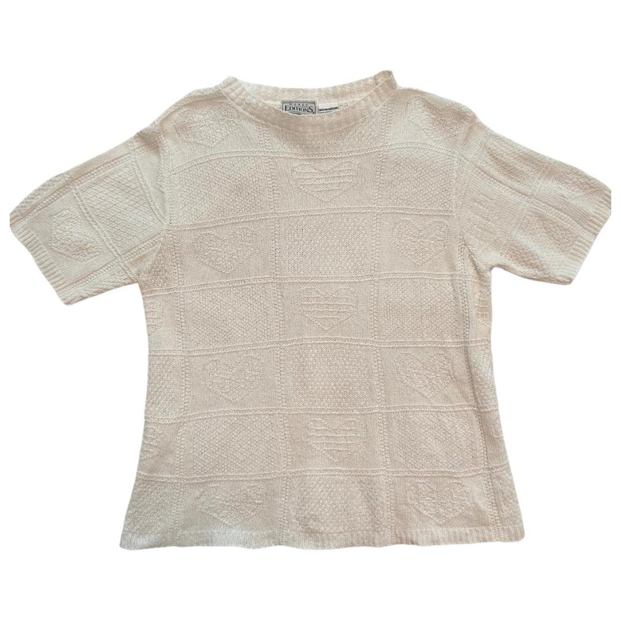 Basic Editions Women's Sweater - White - M – Basi… - image 1