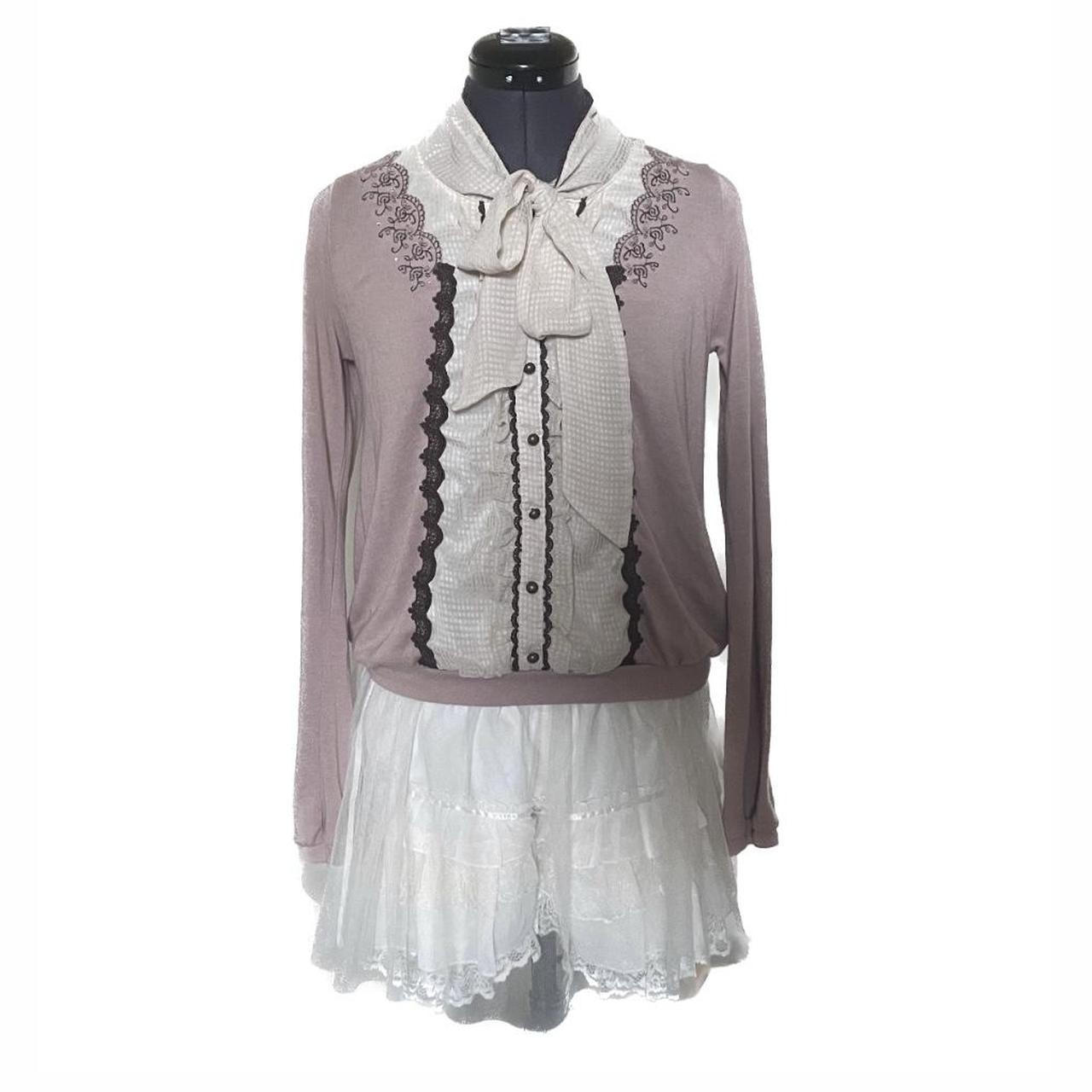 Axes Femme Lolita blouse / top so cute and soft in a... Depop