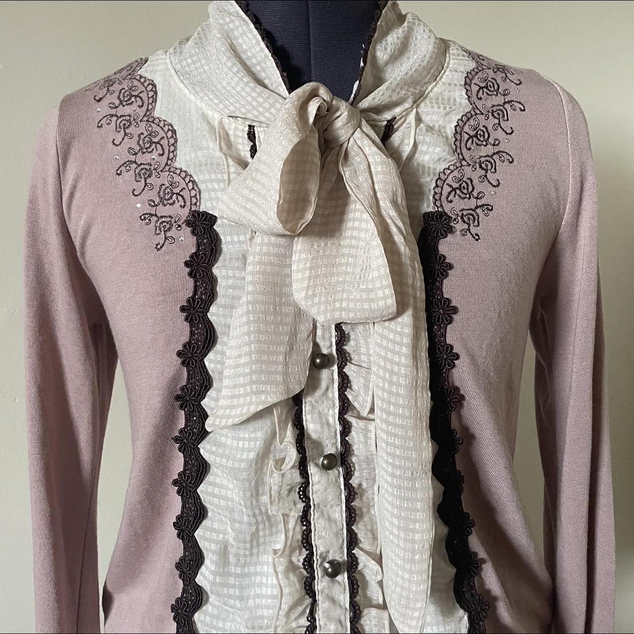 Axes Femme Lolita blouse / top so cute and soft in a... Depop