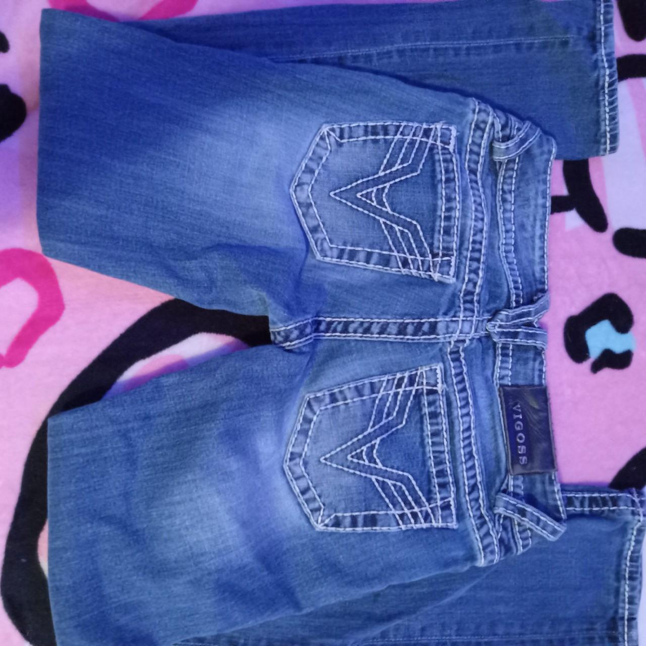 vigoss straight leg jeans waist 26 length 30 fits... - Depop