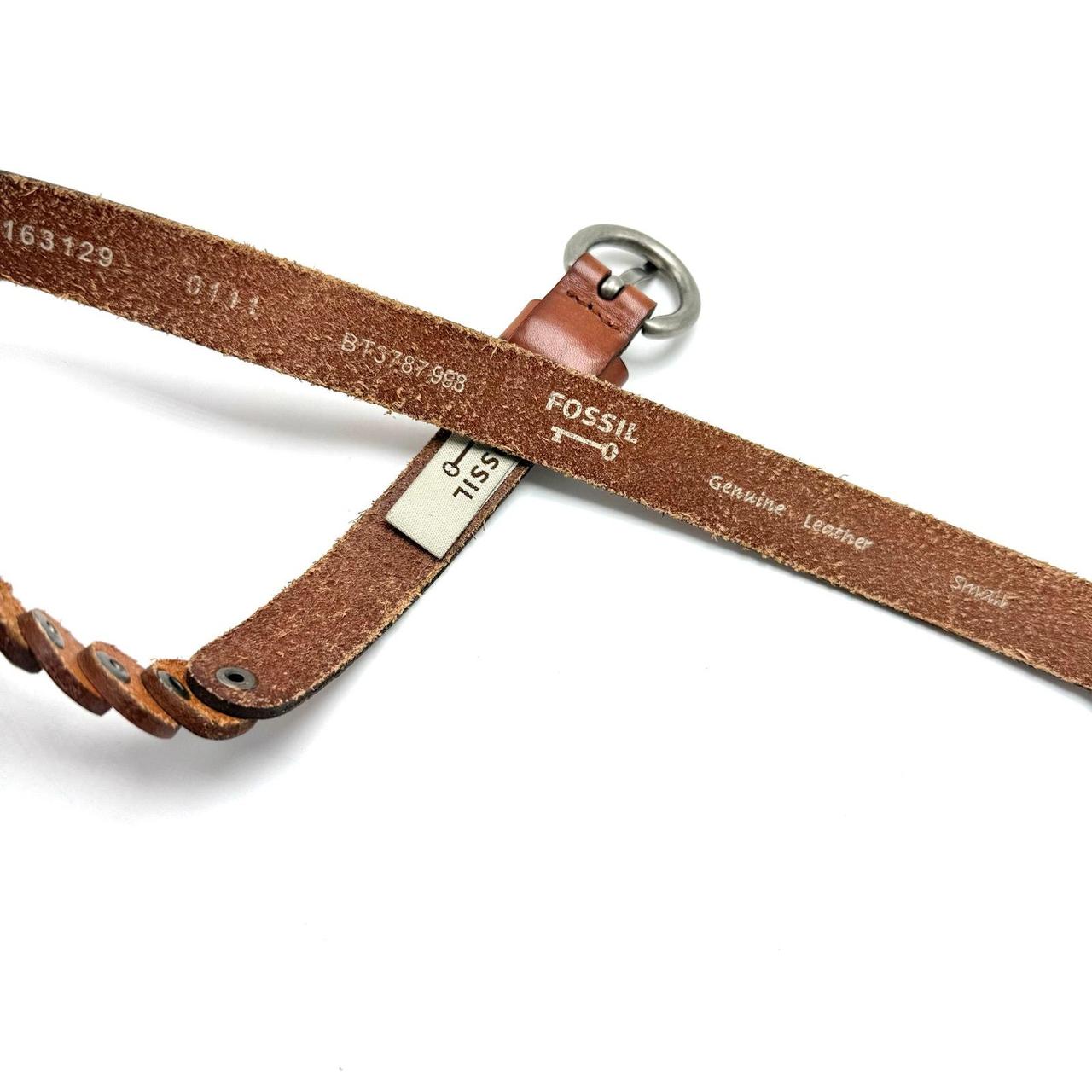 Fossil Women's Belt - Tan/Multi – Fossil Boho Lea… - image 4