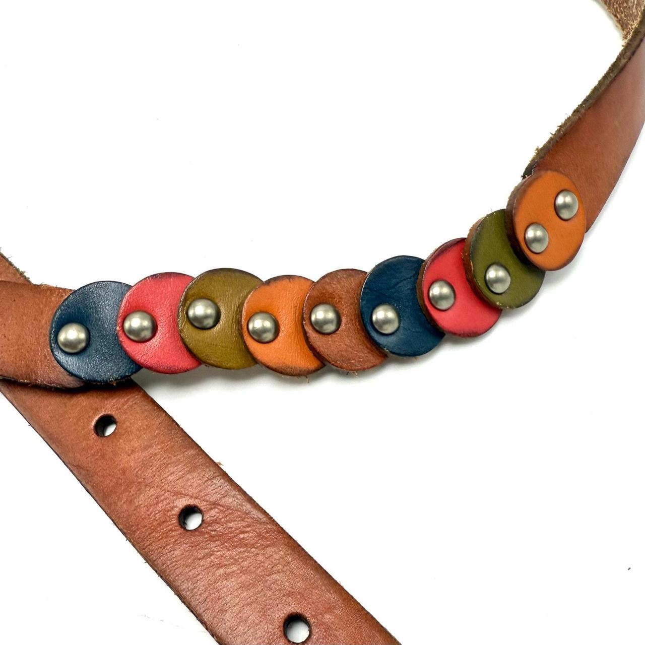 Fossil Women's Belt - Tan/Multi – Fossil Boho Lea… - image 8