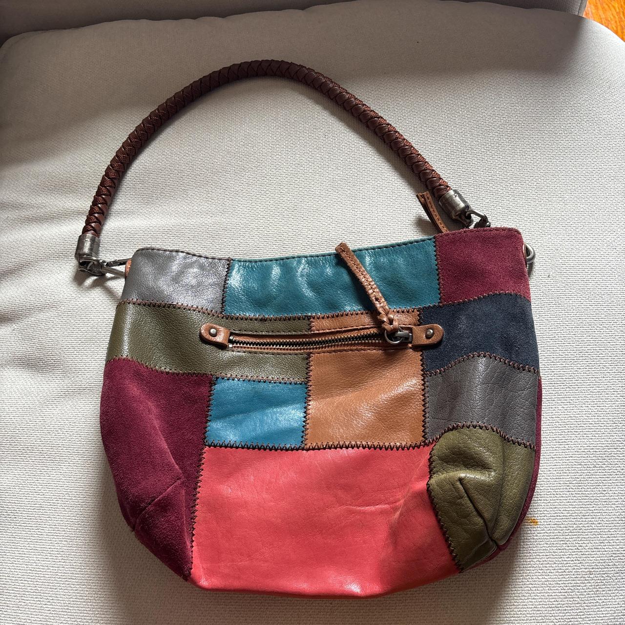 Women's Bag - Multi – Multicoloured patchwork lea… - image 1