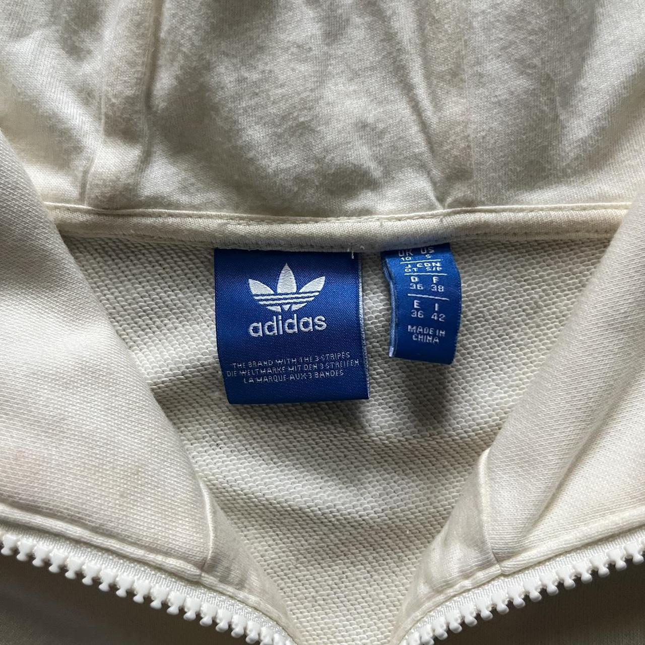 Adidas Limited Edition Moth Cropped Sweater Has 1/4... - Depop