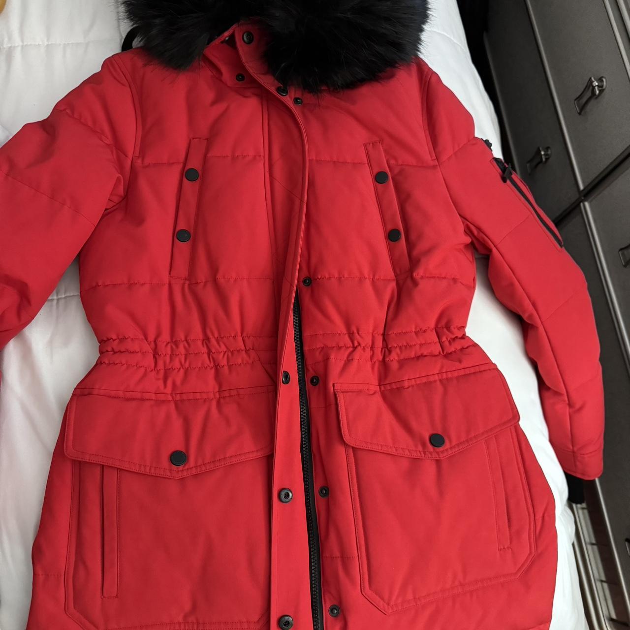 Small BCBG red coat. Never worn before. Size small