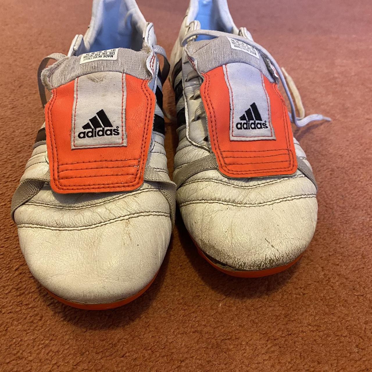 Adidas copa gloro. 15.1. White leather and orange. Depop