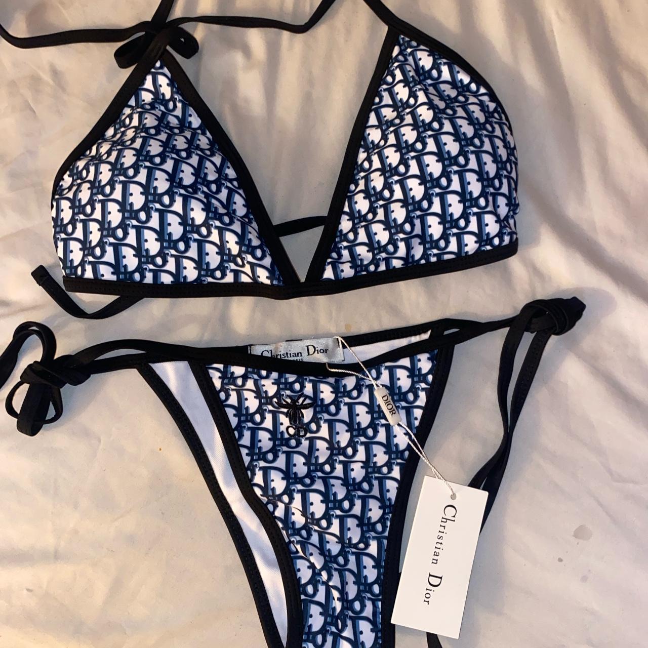 Blue dior-bikini - Depop